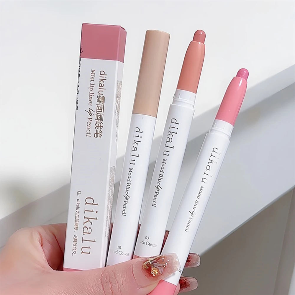 Matte Nude Pink Lip Liner Pencil Natural Soft Whitening Makeup Lasting Waterproof Lipstick Crayon Pen Lip Contouring Cosmetics