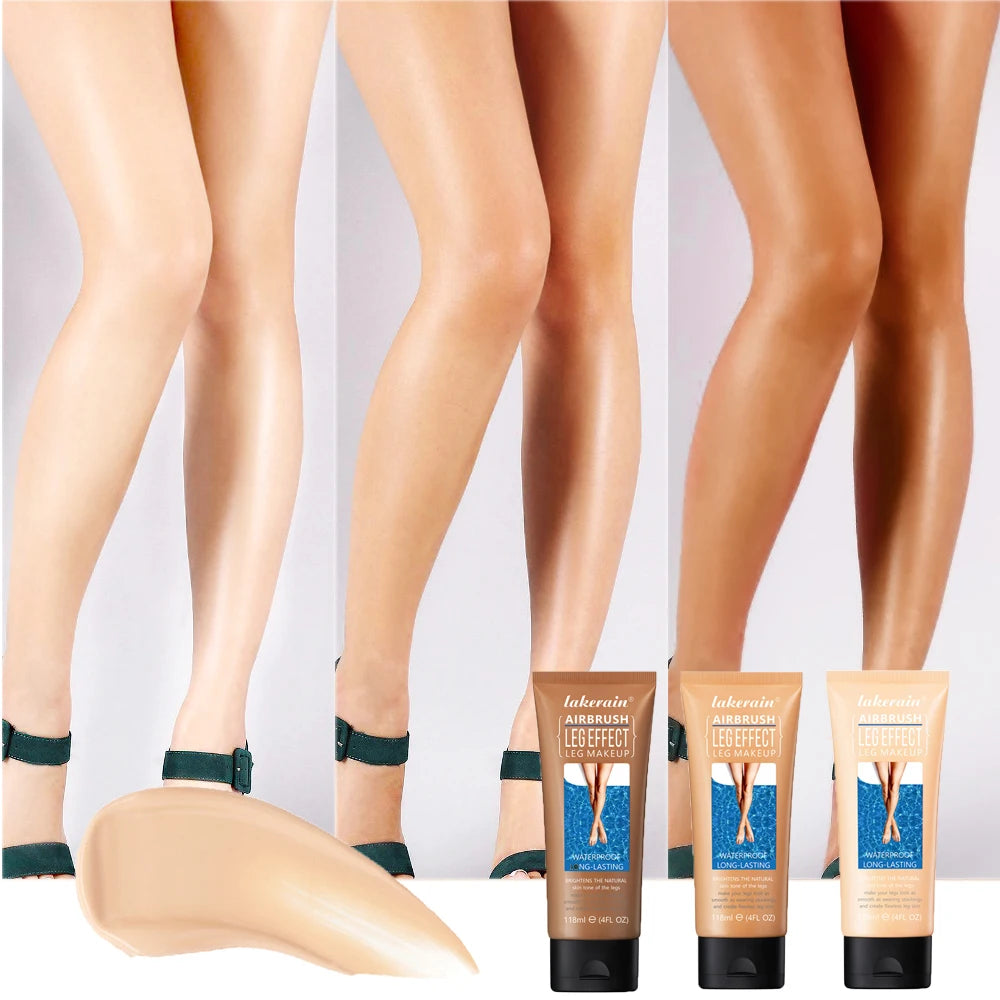 Leg Concealer Even Skin Waterproof Sweatproof All Day Long Lasting Leg Highlights Cream Cover Freckles Blemishes Natural Makeup