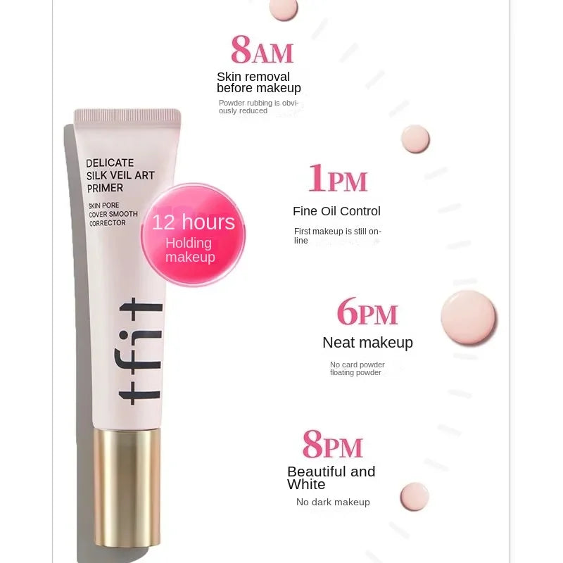 Korea TFIT Makeup Base Face Primer Invisible Pore Light Oil-Free skin pore cover smooth corrector Concealer Primer Cosmetic