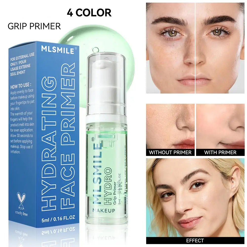 Moisturizing Facial Base Primer Hydrating Face Pre Oil Base Invisible Facial Even Brightens Skin Pores Control Makeup Prime B2U3