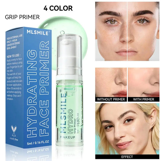 Moisturizing Facial Base Primer Hydrating Face Pre Oil Base Invisible Facial Even Brightens Skin Pores Control Makeup Prime B2U3