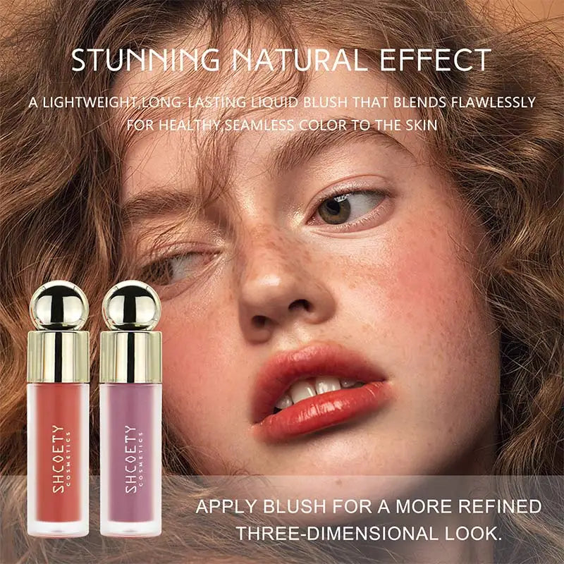 Liquid Blush Lips And Cheeks 3 In1 Original Moisturizing Multifunctional Facial Rouge Natural Contouring Brightening Complexion