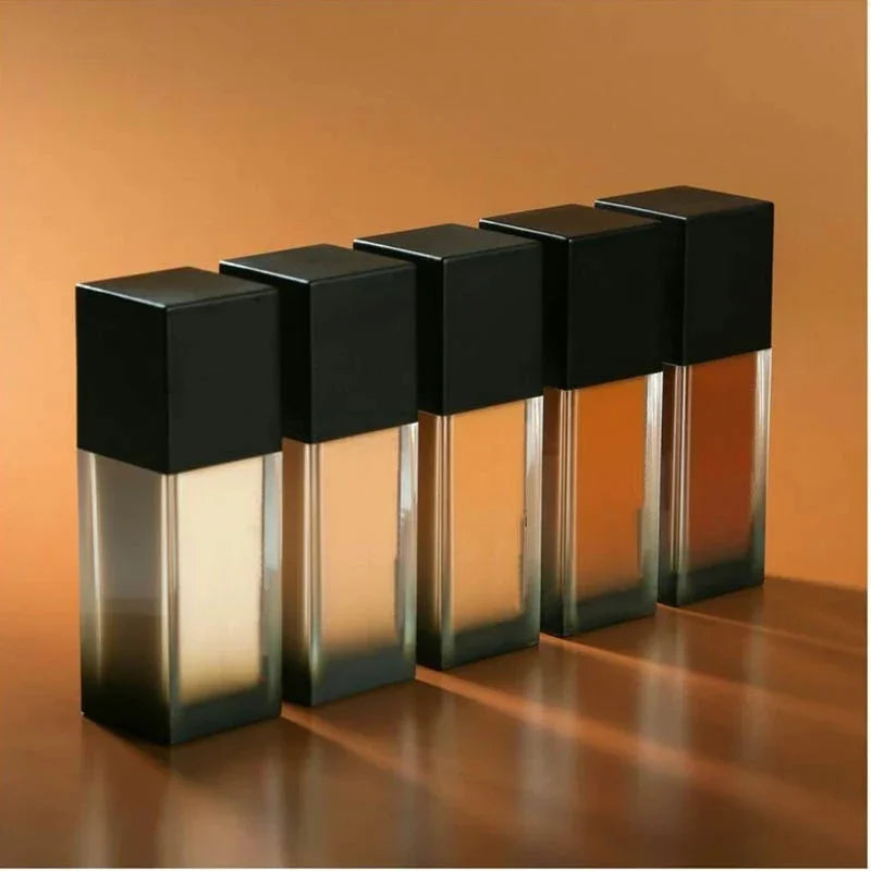 Flawless Liquid Foundation Matte Concealer Nourishing Long-Lasting Facial Makeup Concealed Pores Fine Breathable Cosmetics